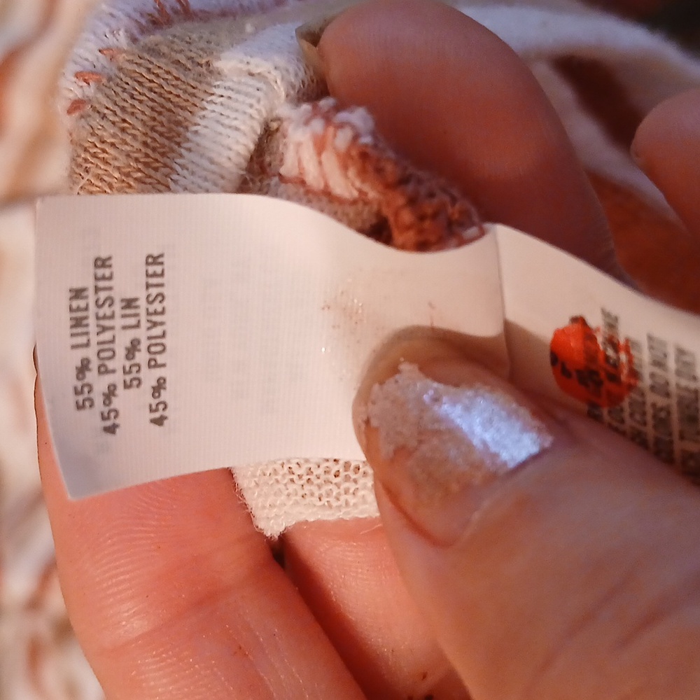 Aerie Linen Blend Oversize T Shirt - Picture 4 of 4
